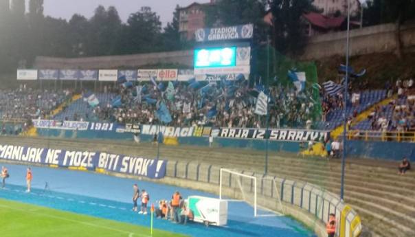 Velika podrška "Manijaka", na Grbavicu stiglo i 200 navijača Borca