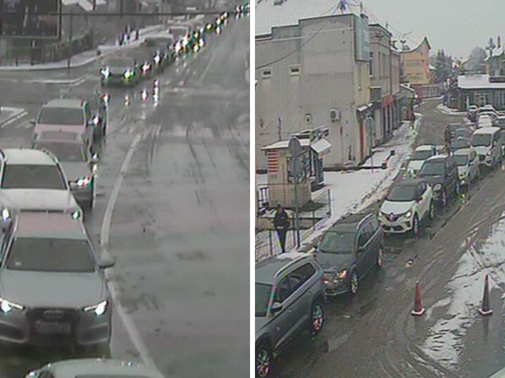 Velike gužve na granicama BiH, intenzivan snijeg "zatvara" ceste