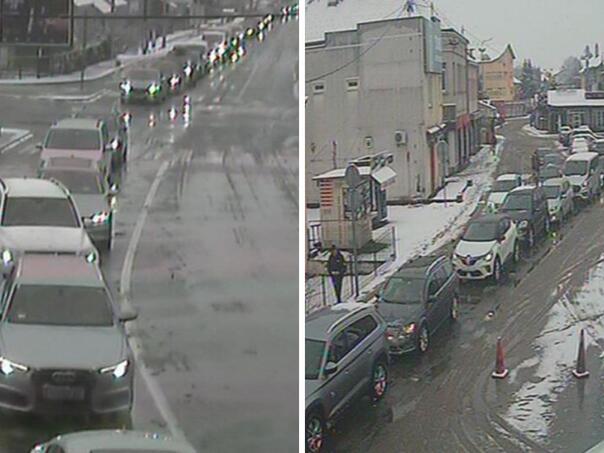 Velike gužve na granicama BiH, intenzivan snijeg "zatvara" ceste