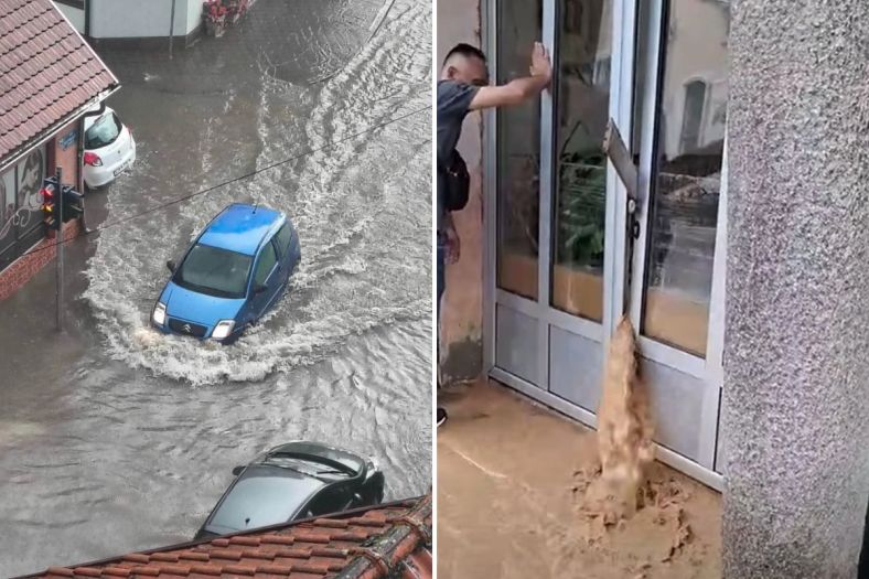 Veliko nevrijeme pogodio Zvornik: Pokrenula se klizišta, građani traže pomoć