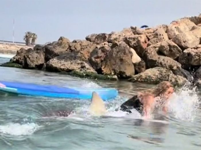Video: Djevojka surfala i pala direktno na ajkulu