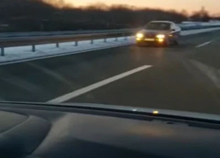 Video sa autoputa u BiH: Vožnja u suprotnom smjeru