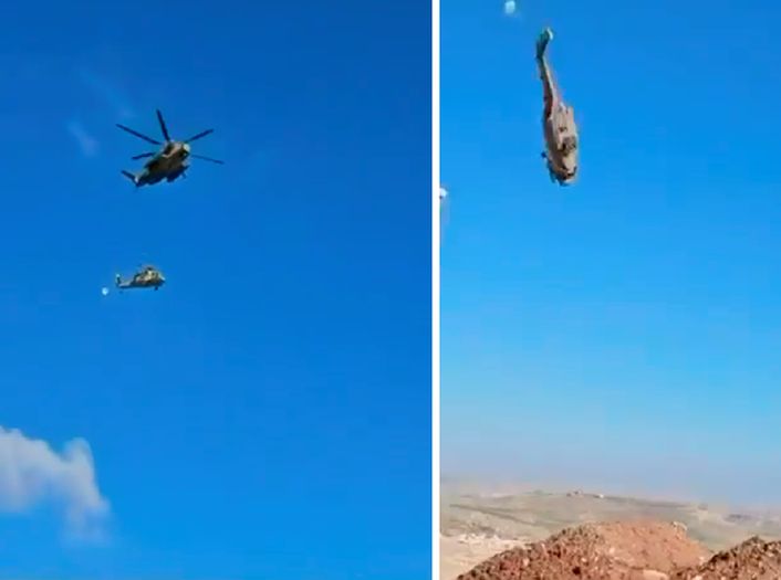 Video: Snimljen pad izraelskog helikoptera Black Hawk