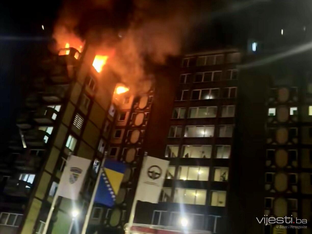 Video: Veliki požar u Domu penzionera u Tuzli