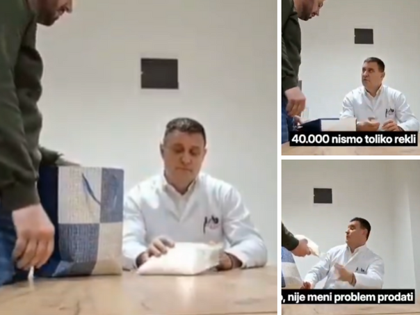 Video: Vlado Đajić snimljen "sa kesom droge na UKC-u"