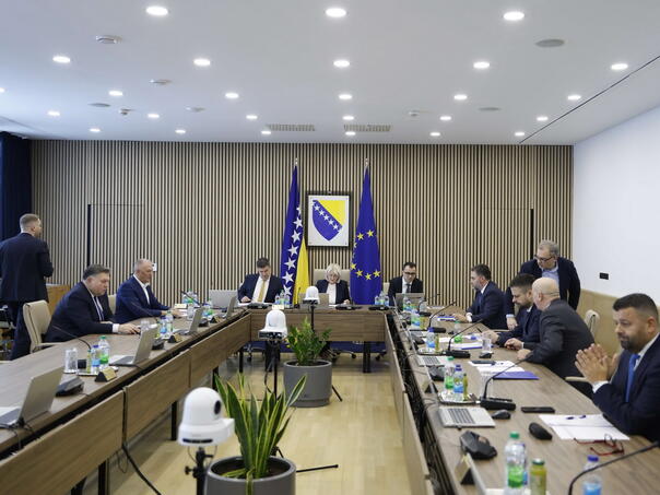 Vijeće ministara BiH danas razmatra odluku o usvajanju Programa reformi BiH