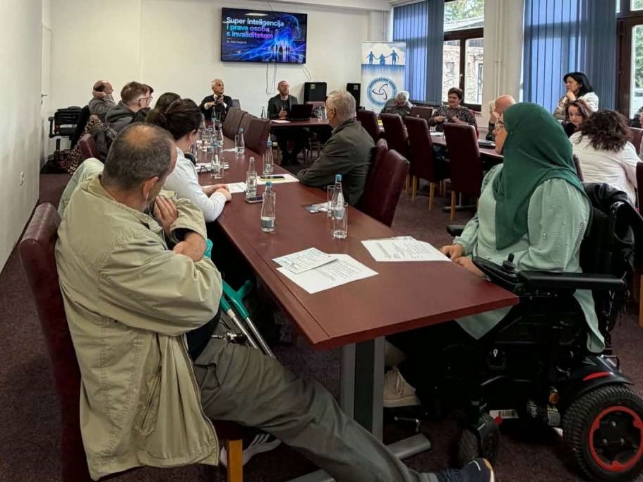Vještačka inteligencija u službi prava osoba s invaliditetom: Održana radionica u Sarajevu