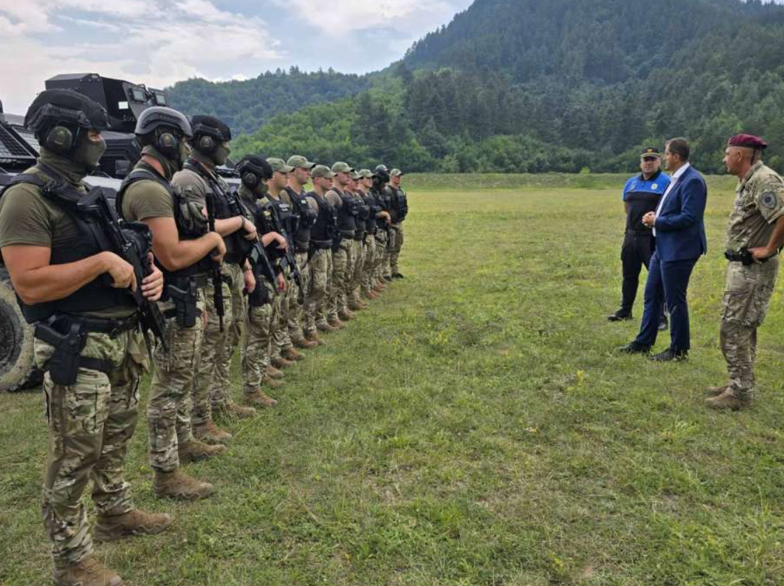Vježba Specijalne policijske jedinice MUP-a ZDK na lokalitetu Mošćanice