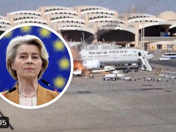 Von der Leyen upozorila na eksalaciju nakon napada Huta na aerodrom u Rijadu