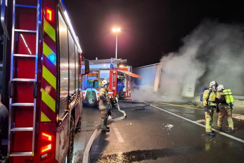 Vozaču iz BiH izgorjela prikolica kamiona u Austriji