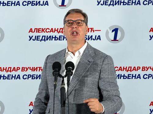 Vučić: Hrvati će nas tjerati da pjevamo "Za dom spremni"