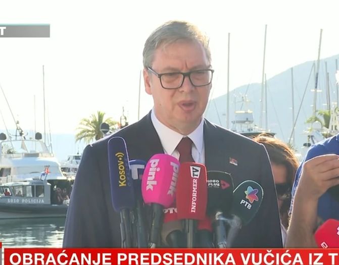Vučić ipak došao u Tivat: "I prije su pokušali da me likvidiraju"