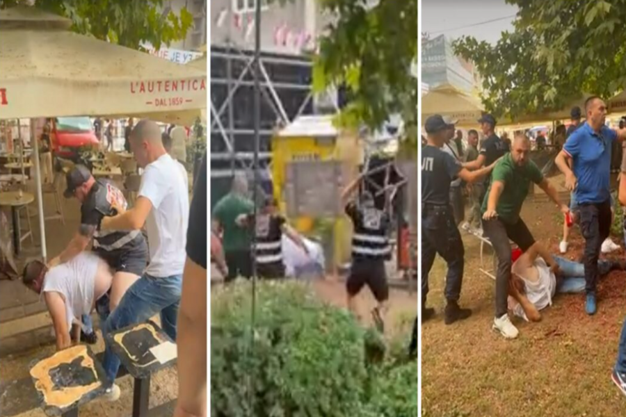 Vučićevi batinaši tukli građane u Užicama, nosili majice s likom Mladića