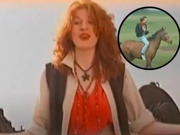 Zaboravljena scena iz 1994: Mili izveo salto i jahao konja u spotu Viki Miljković