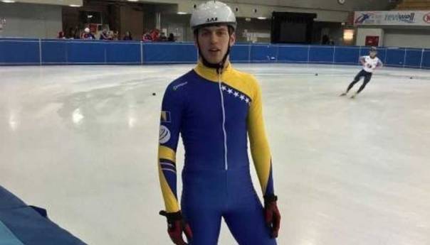 Zapažen nastup Omeragića na EP-u u brzom klizanju