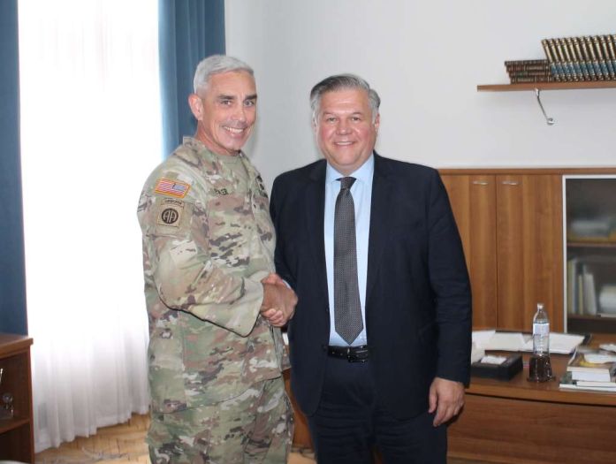 Zapovjednik NATO štaba posjetio MVP BiH