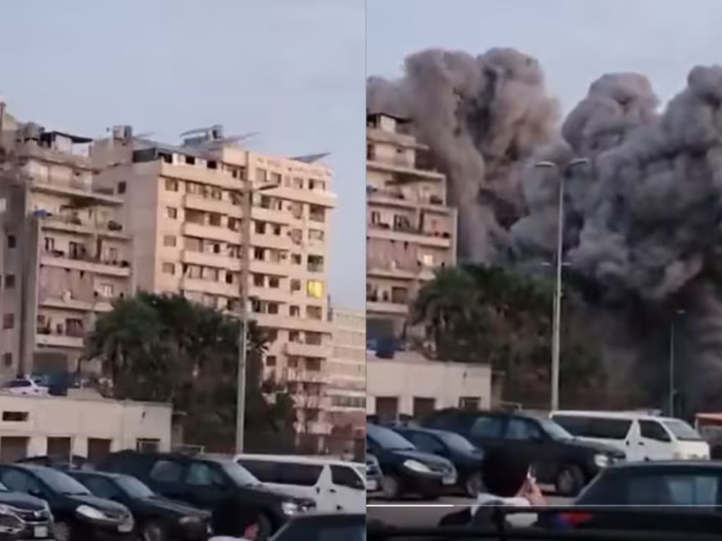 Zastrašujuće: Izraelski projektil srušio zgradu u Bejrutu