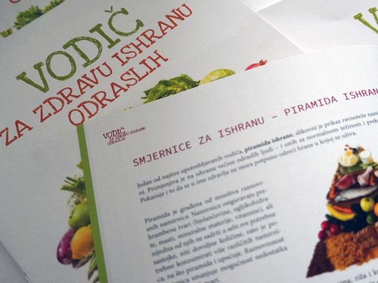 Zavod za javno zdravstvo FBiH predstavio Vodič za zdravu ishranu odraslih