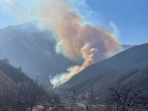 Požar kod Jablanice: Zatražena pomoć helikoptera OSBIH