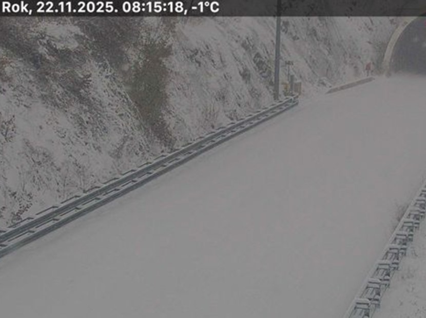 Zbog snijega zatvoren dio autoputa u Hrvatskoj