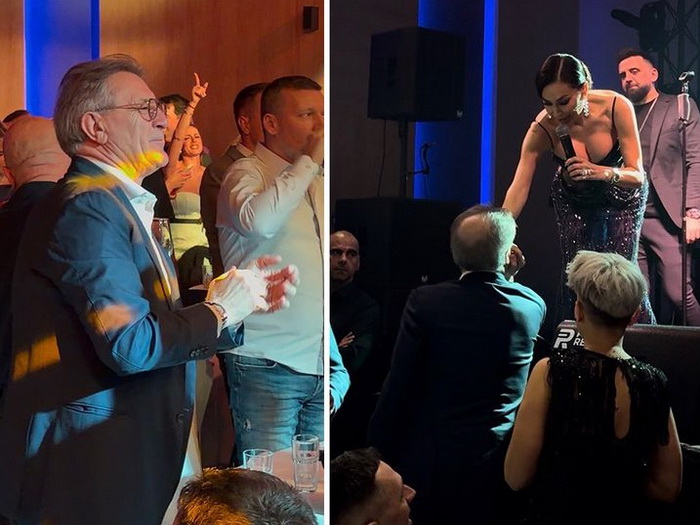 Zdravko Mamić ljubio ruku Ceci na koncertu na Jahorini