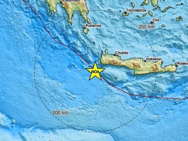 Zemljotres jačine 5.3 po Richteru pogodio grčki otok