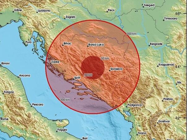 Zemljotres u Bugojnu, građani prijavljuju snažno podrhtavanje tla