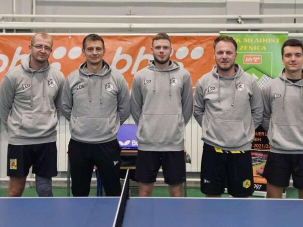 Zenička Mladost u derbiju 8. kola PL savladala stonotenisere Aladže s 4-2