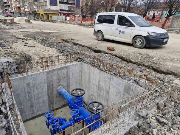 Zenički ViK prije roka zamijenio 400 metara vodovodne infrastrukture na Trgu Alija Izetbegović